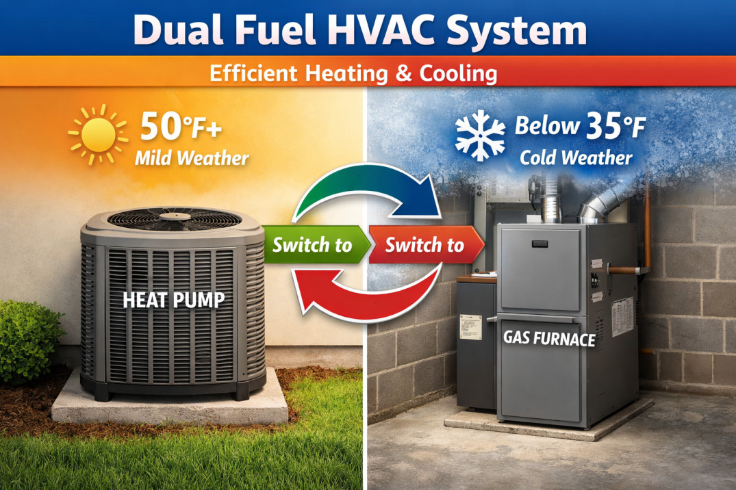 Dual Fuel HVAC System